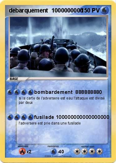Pokemon debarquement  1000000000