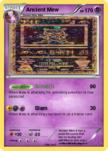 Pokemon Ancient Mew