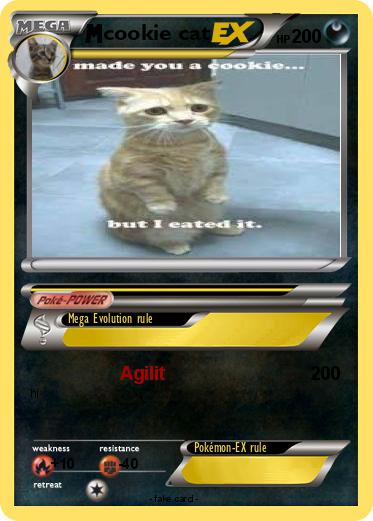 Pokemon cookie cat