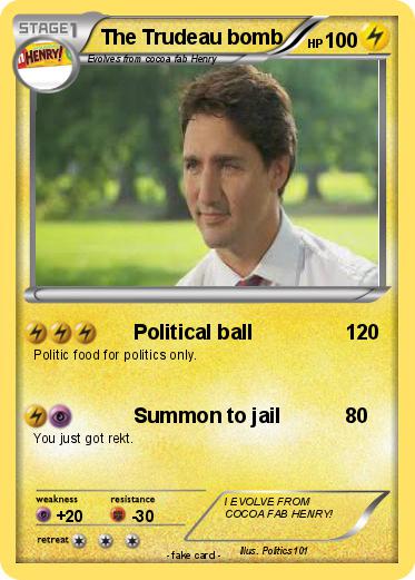 Pokemon The Trudeau bomb