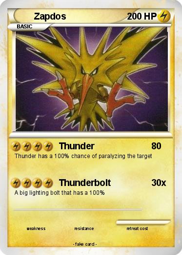 Pokemon Zapdos