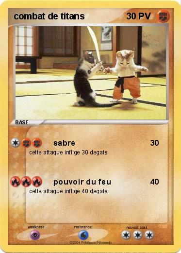 Pokemon combat de titans