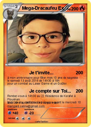 Pokemon Mega-Dracaufeu Ex