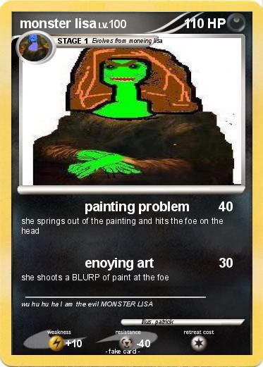 Pokemon monster lisa