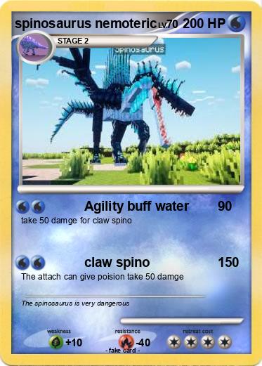 Pokemon spinosaurus nemoteric