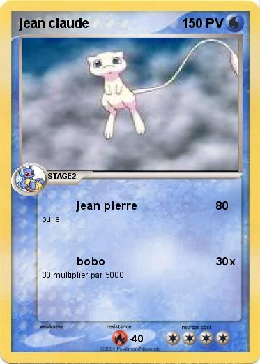 Pokemon jean claude