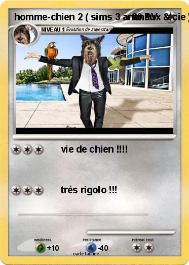 Pokemon homme-chien 2 ( sims 3 animaux & cie ) )