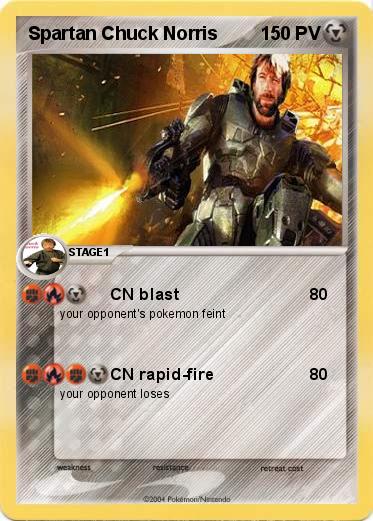 Pokemon Spartan Chuck Norris