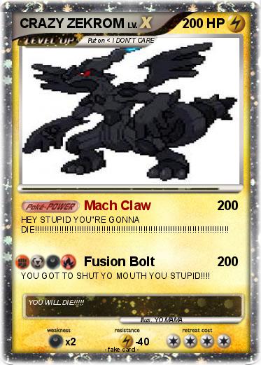 Pokemon CRAZY ZEKROM