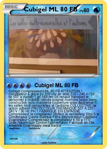 Pokemon Cubigel ML 80 FB