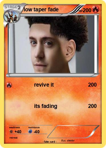 Pokemon low taper fade