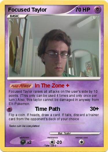 Pokemon Focused Taylor