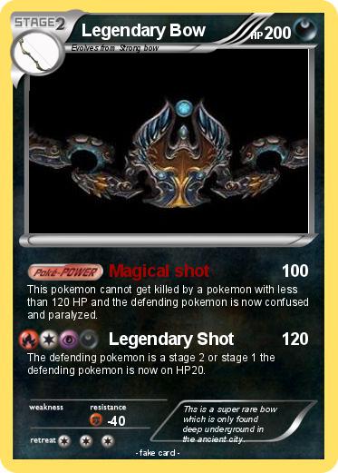 Pokemon Legendary Bow