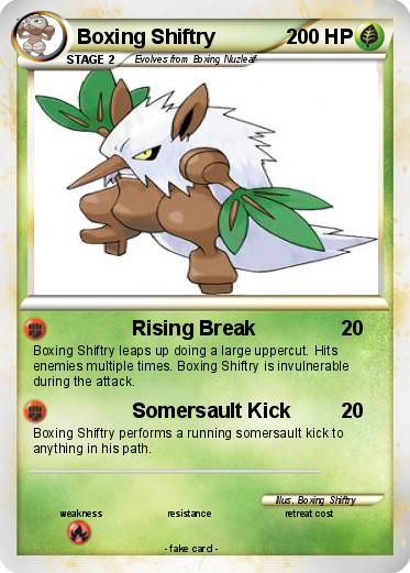 Pokemon Boxing Shiftry