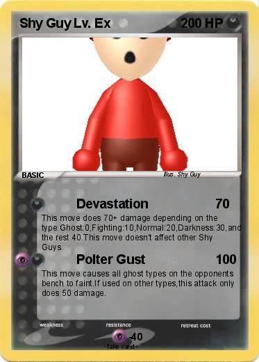 Pokemon Shy Guy Lv. Ex