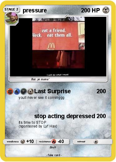 Pokemon pressure