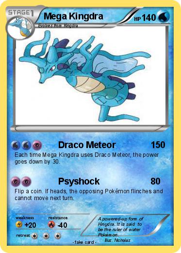 Pokémon Mega Kingdra - Draco Meteor - My Pokemon Card