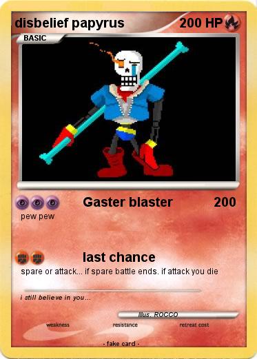 Pokemon disbelief papyrus