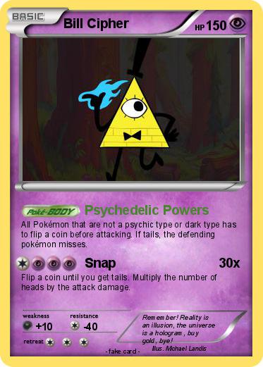Pokemon Bill Cipher