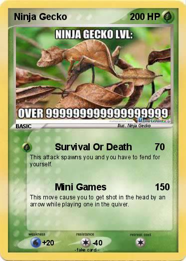 Pokemon Ninja Gecko