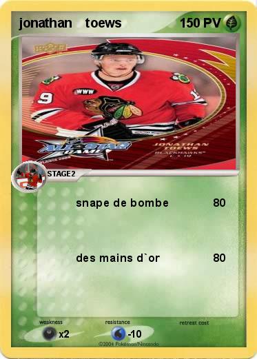 Pokemon jonathan    toews