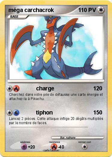 Pokemon méga carchacrok