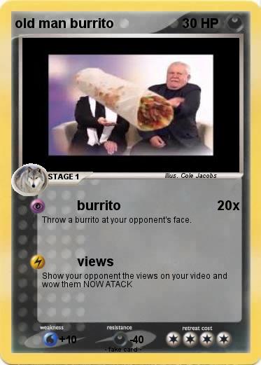 Pokemon old man burrito