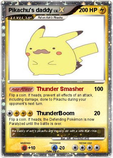 Pokemon Pikachu's daddy