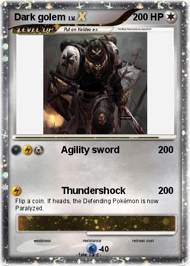 Pokemon Dark golem