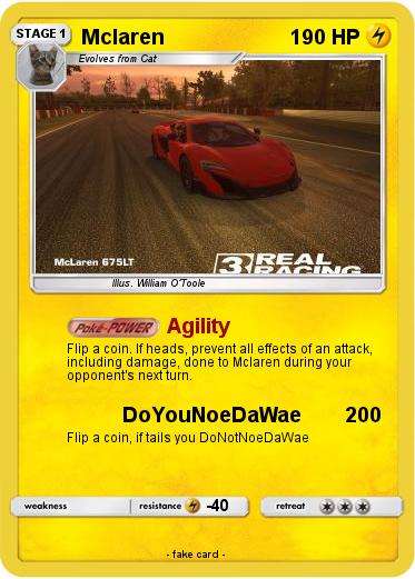 Pokemon Mclaren