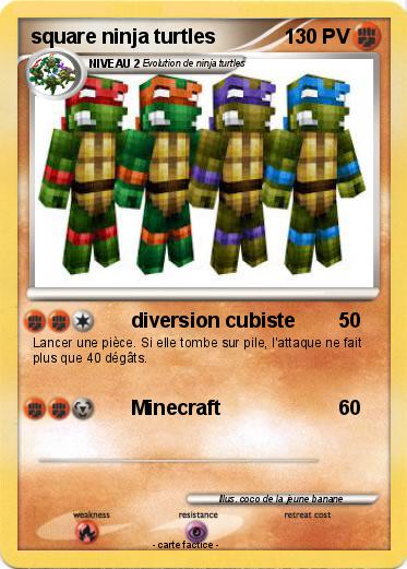 Pokemon square ninja turtles