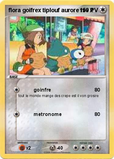 Pokemon flora goifrex tiplouf aurore niv x