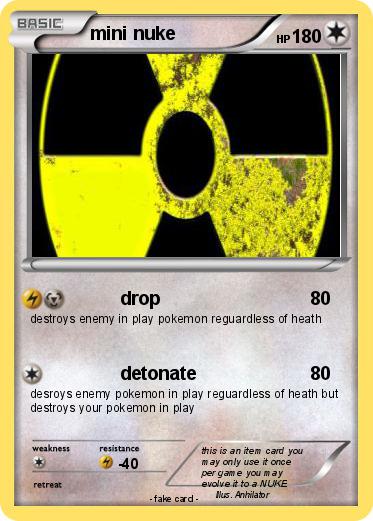 Pokemon mini nuke