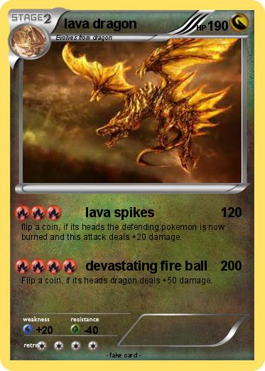 Pokemon lava dragon