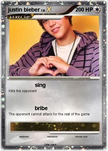 Pokemon justin bieber