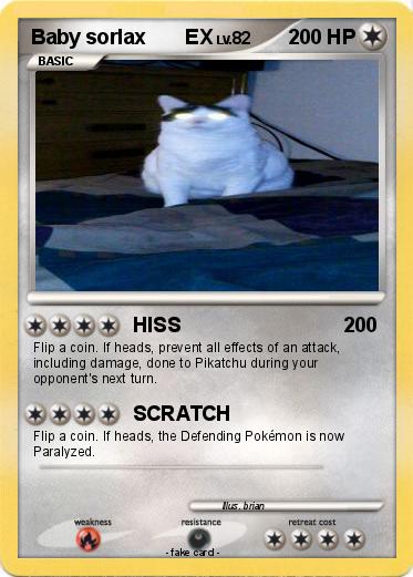 Pokemon Baby sorlax       EX