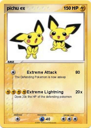 Pokemon pichu ex