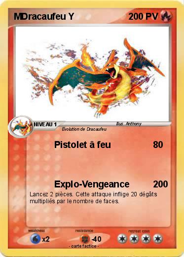 Pokemon MDracaufeu Y