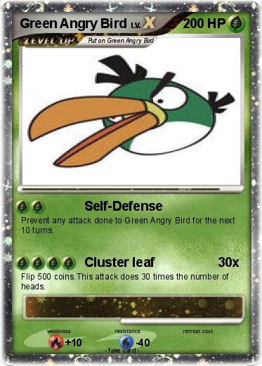 Pokemon Green Angry Bird