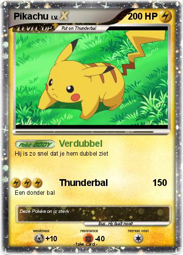 Pokemon Pikachu