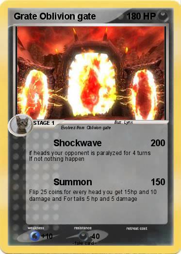Pokemon Grate Oblivion gate
