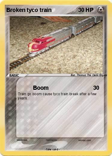 Pokemon Broken tyco train