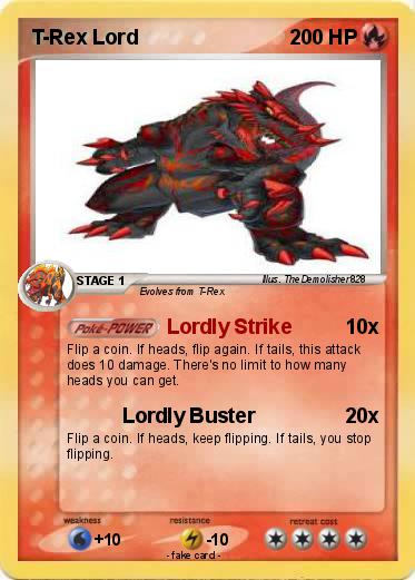 Pokemon T-Rex Lord