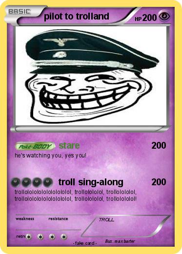 Pokemon pilot to trolland