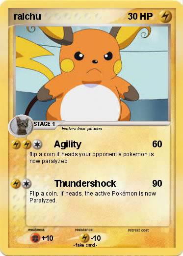 Pokemon raichu