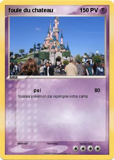 Pokemon foule du chateau