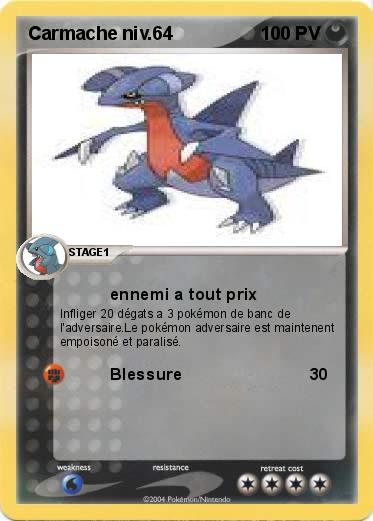 Pokemon Carmache niv.64