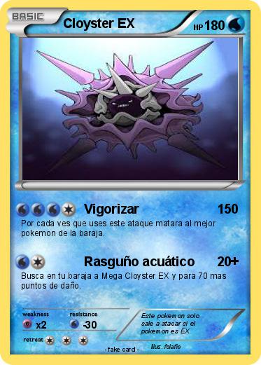 Pokemon Cloyster EX