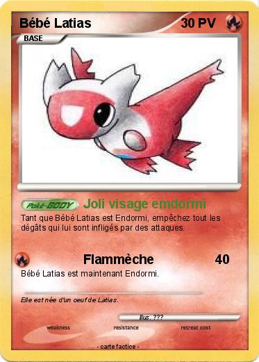 Pokemon Bébé Latias