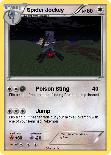 Pokemon Spider Jockey